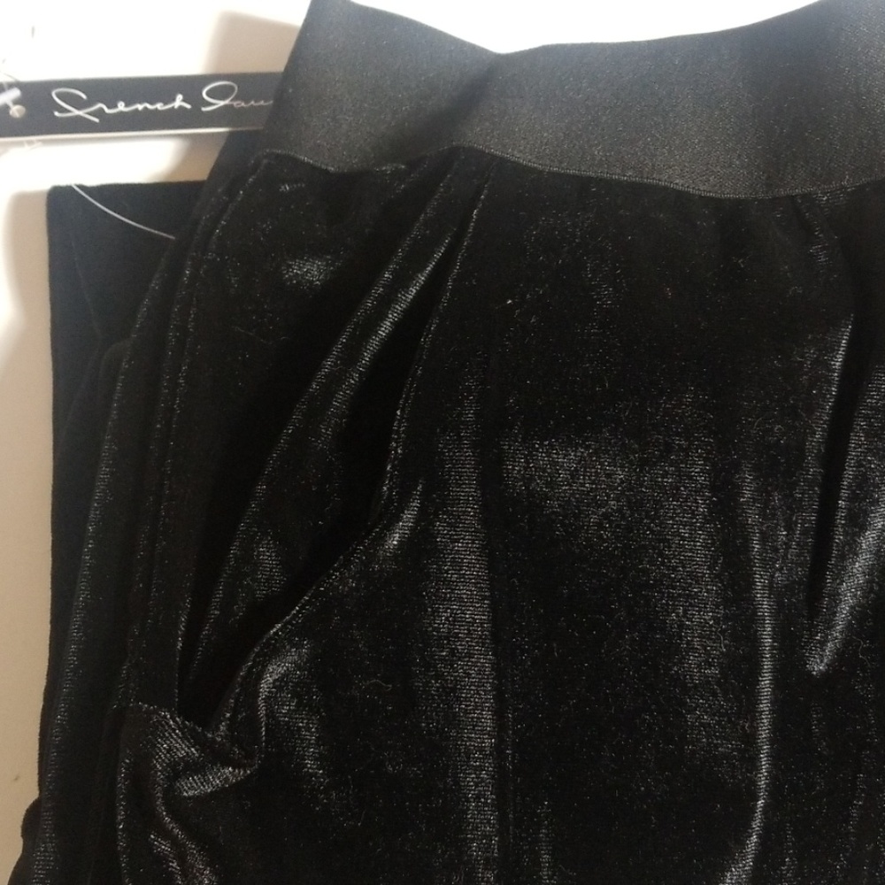 black velvet pants size 3 X.